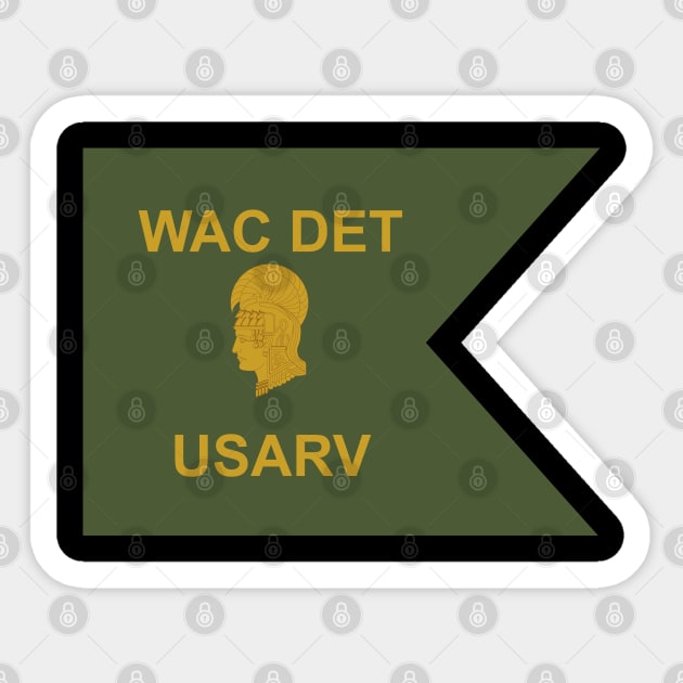 Guidon - WAC DET - USARV Sticker by twix123844